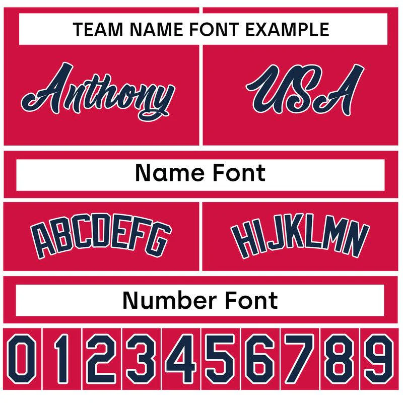 Custom White Red-Gold Authentic Baseball Jersey-3