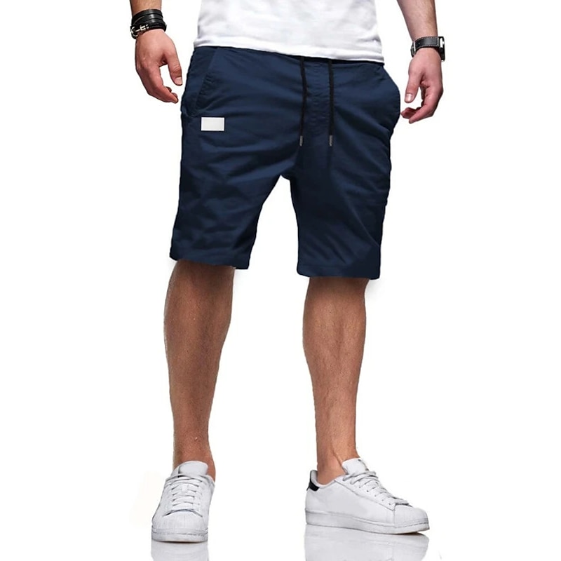 Summer Shorts with Graphic Motorcycle Print, Breathable Comfort