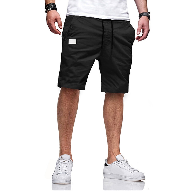Summer Shorts with Graphic Motorcycle Print, Breathable Comfort