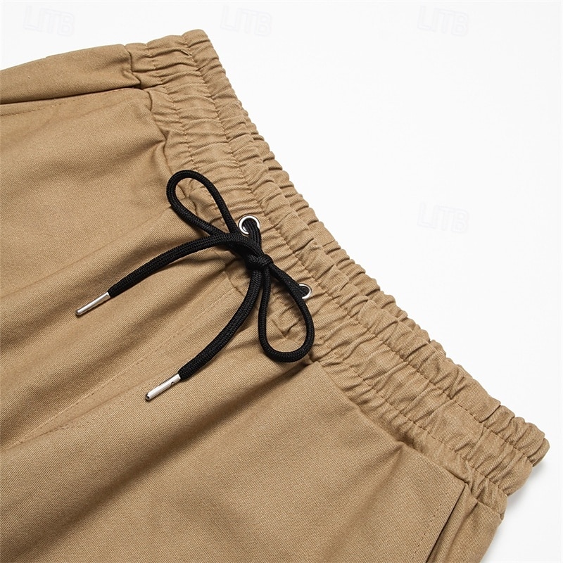 Summer Shorts with Graphic Motorcycle Print, Breathable Comfort