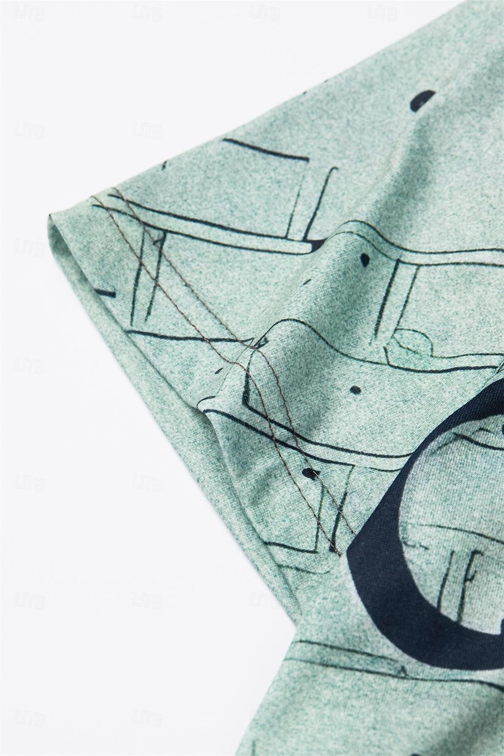 Floral Cat Print Short Sleeve Tee