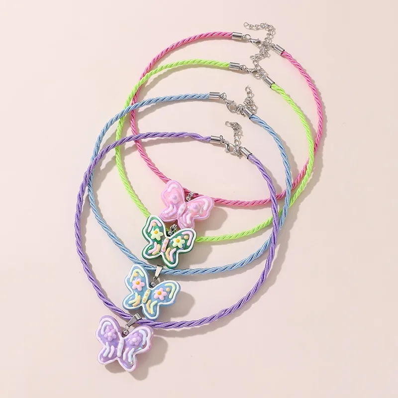 Butterfly Polyester Necklace