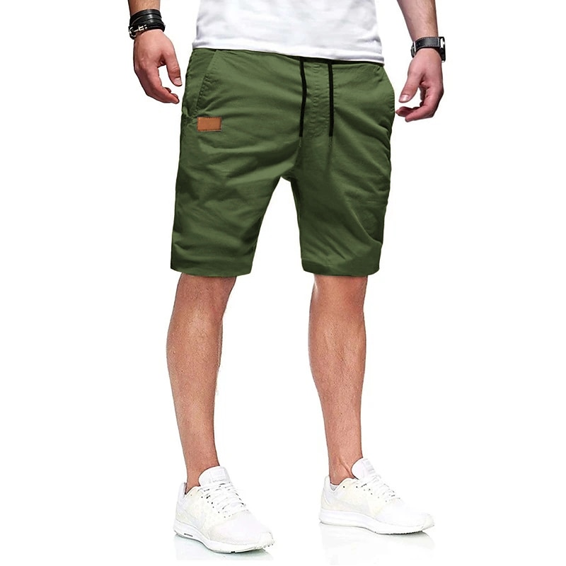 Summer Shorts with Graphic Motorcycle Print, Breathable Comfort